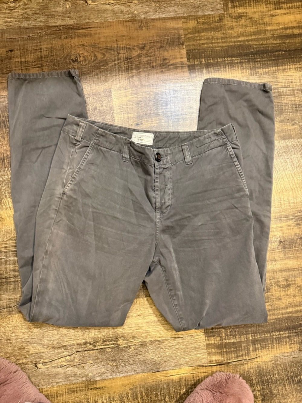 Current/Elliott Slate Gray Chino Pants
